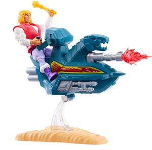 MASTERS OF THE UNIVERSE ORIGINS PRINCE ADAM WITH SKY SLED