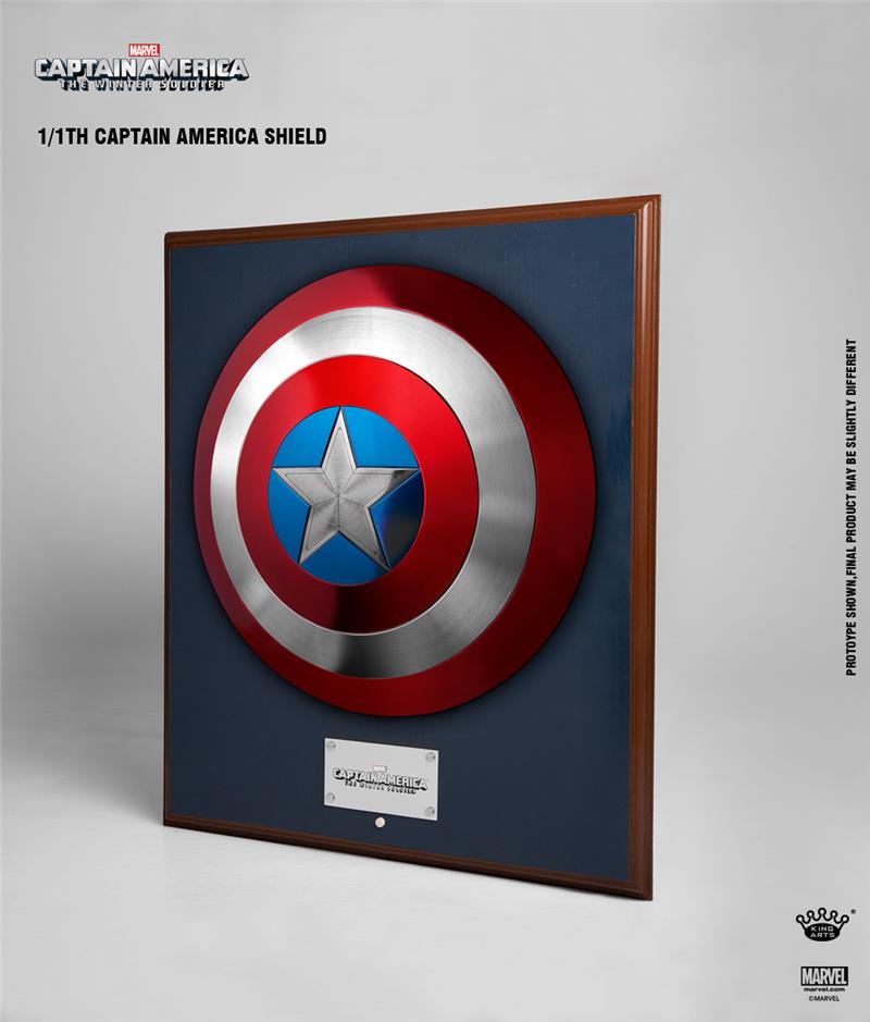 1/1 CAPTAIN AMERICA SHIELD CLASSIC RED WALL FIXED STYLE