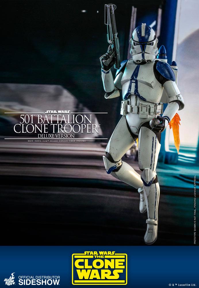 1/6 STAR WARS - THE CLONE WARS - THE CLONE WARS - DELUXE 501ST BATTALION CLONE TROOPER