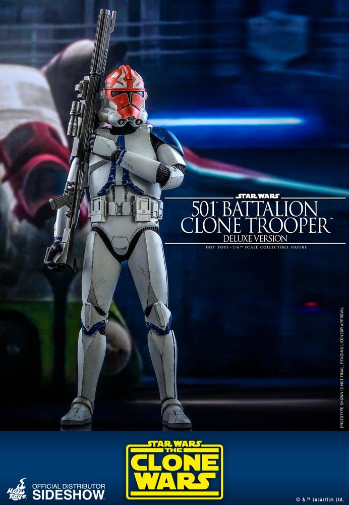 1/6 STAR WARS - THE CLONE WARS - THE CLONE WARS - DELUXE 501ST BATTALION CLONE TROOPER