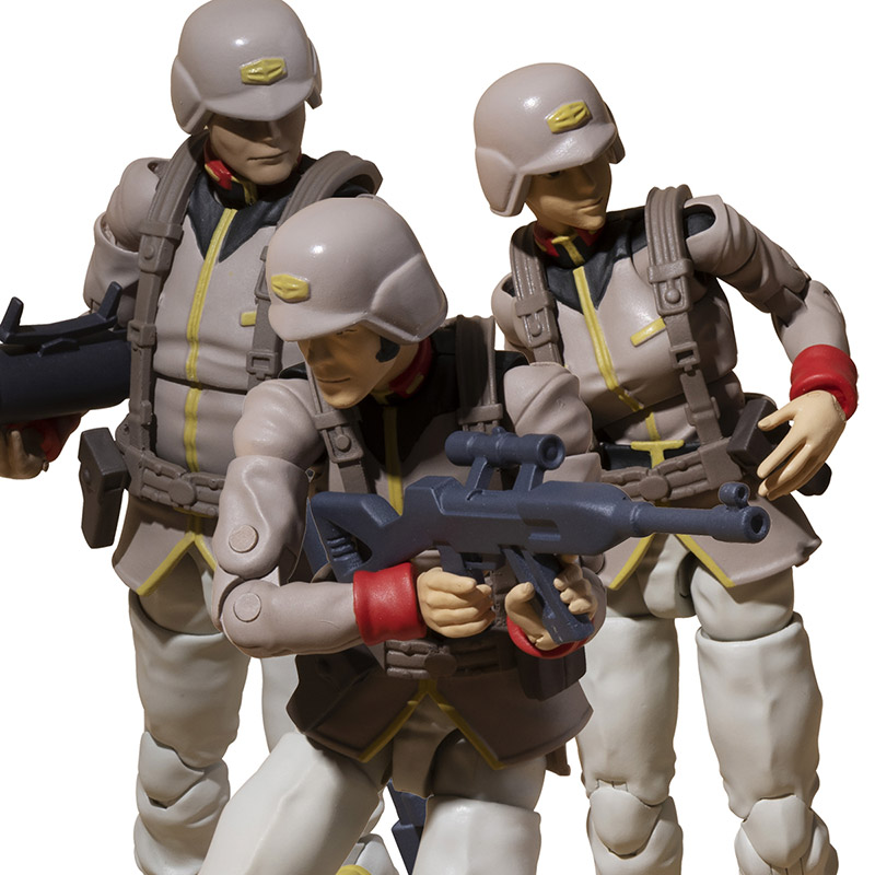 MS GUNDAM EARTH UNITED ARMY SOLDIER SET