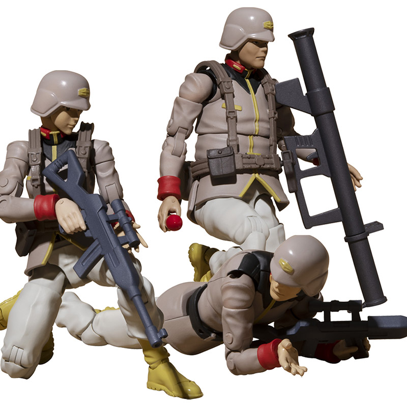 MS GUNDAM EARTH UNITED ARMY SOLDIER SET