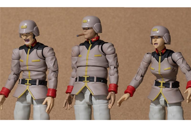 MS GUNDAM EARTH UNITED ARMY SOLDIER SET
