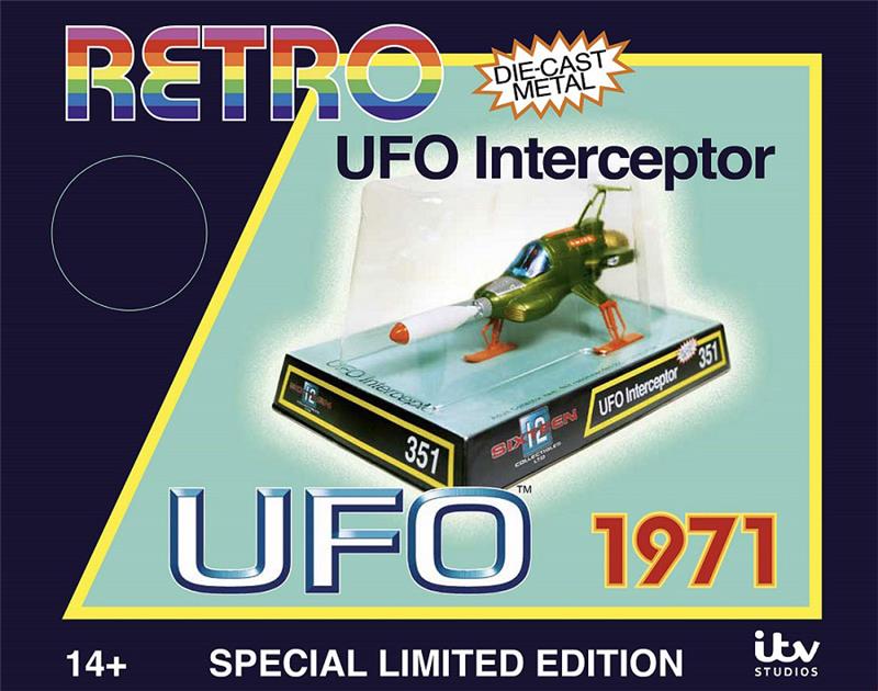 RETRO UFO INTERCEPTOR DIECAST