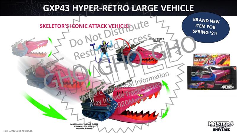 MASTERS OF THE UNIVERSE ORIGINS LAND SHARK