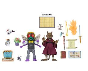 NECA - TMNT SPLINTER & BAXTER 2PK