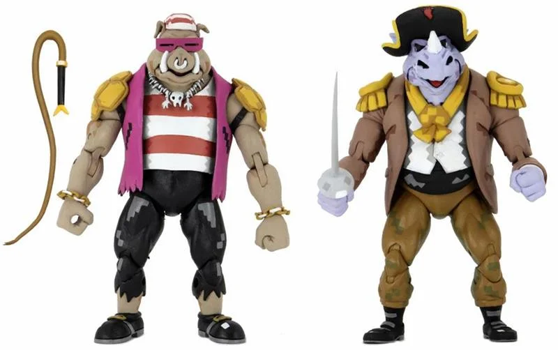 NECA - TMNT TIT ROCKSTEADY&BEBOP 2PK
