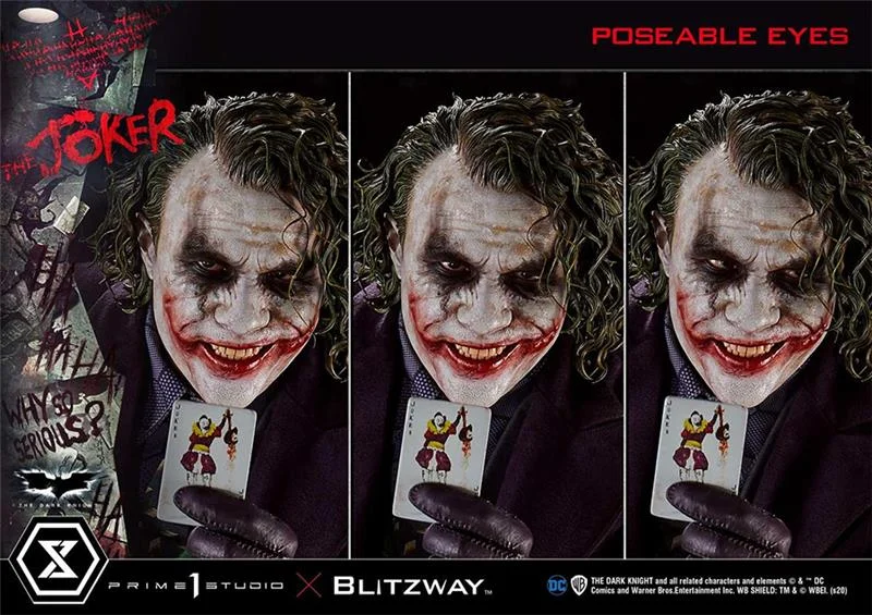 THE DARK KNIGHT MOVIE JOKER BONUS STATUE