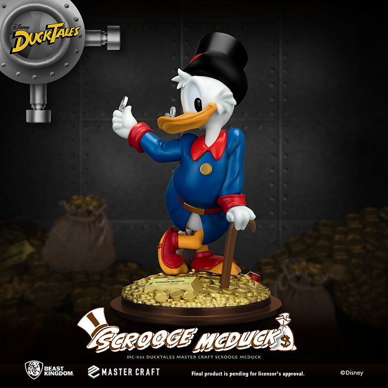 MASTER CRAFT - DUCKTALES SCROOGE MCDUCK STATUE