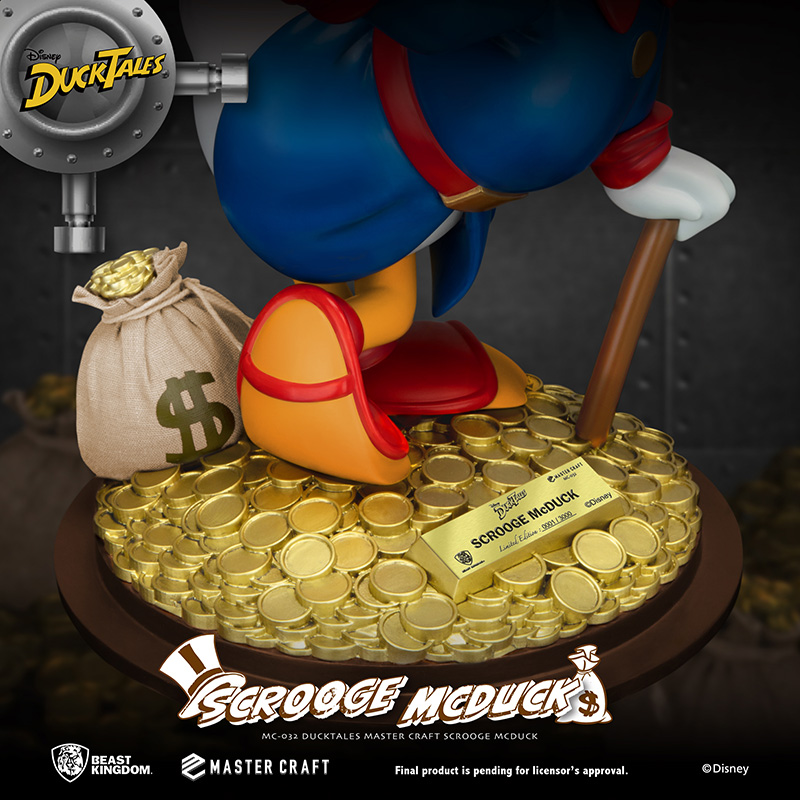 MASTER CRAFT - DUCKTALES SCROOGE MCDUCK STATUE