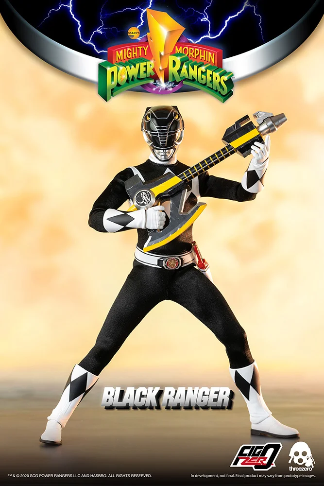 1/6 THREEZERO - MIGHTY MORPHIN POWER RANGERS BLACK RANGER