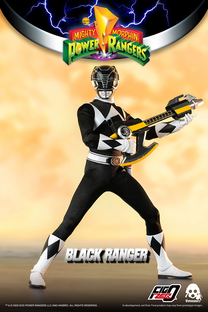 1/6 THREEZERO - MIGHTY MORPHIN POWER RANGERS BLACK RANGER