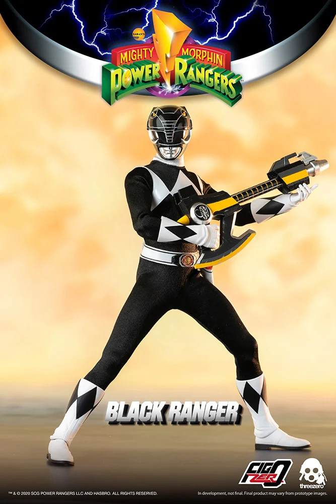 1/6 THREEZERO - MIGHTY MORPHIN POWER RANGERS BLACK RANGER