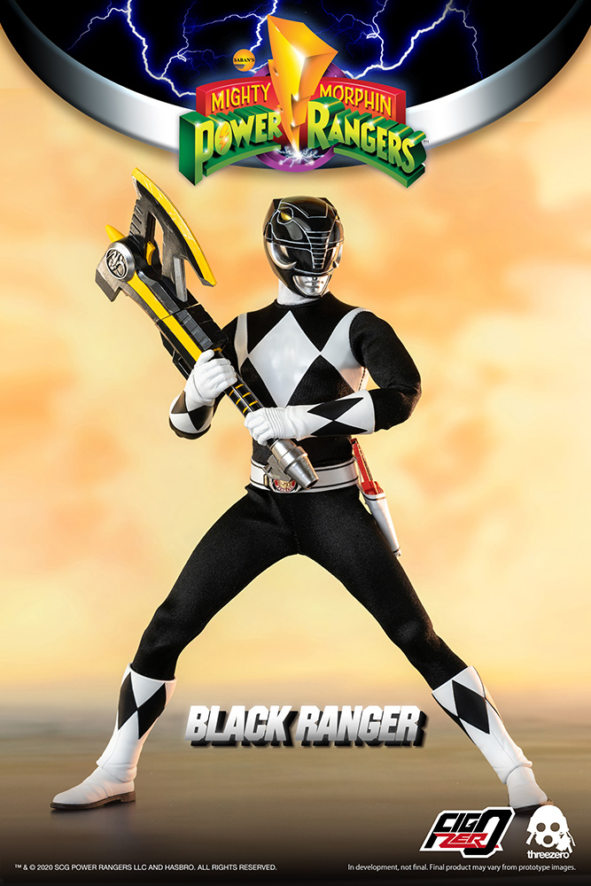 1/6 THREEZERO - MIGHTY MORPHIN POWER RANGERS BLACK RANGER