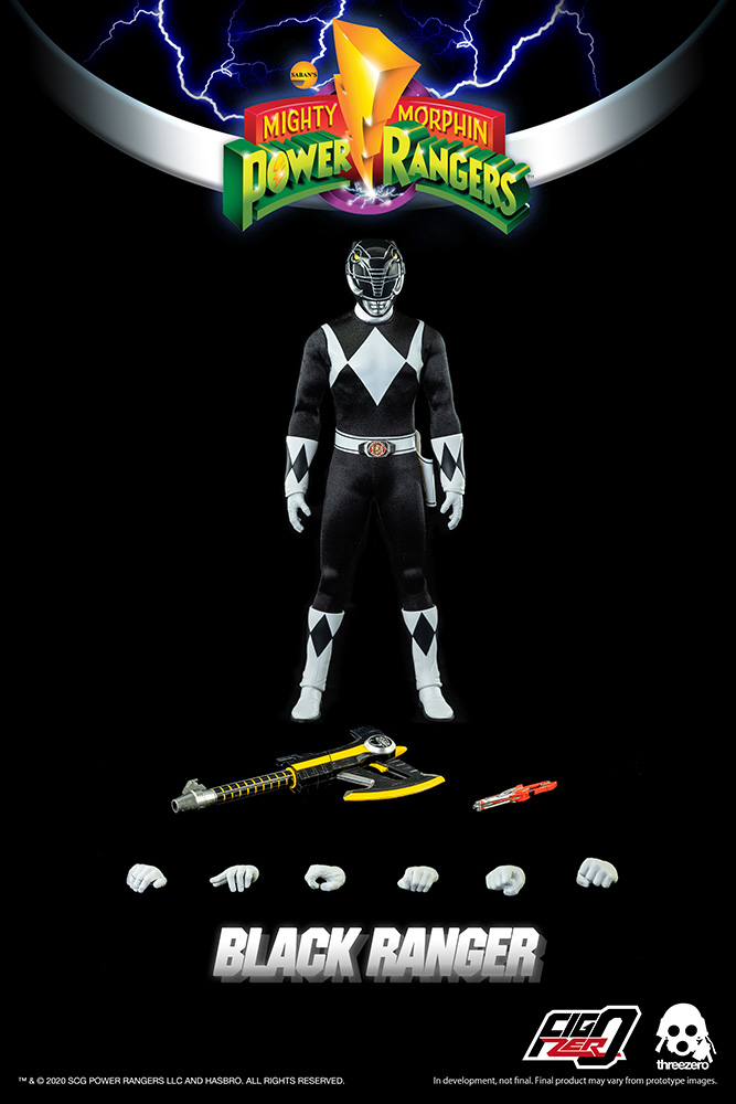 1/6 THREEZERO - MIGHTY MORPHIN POWER RANGERS BLACK RANGER