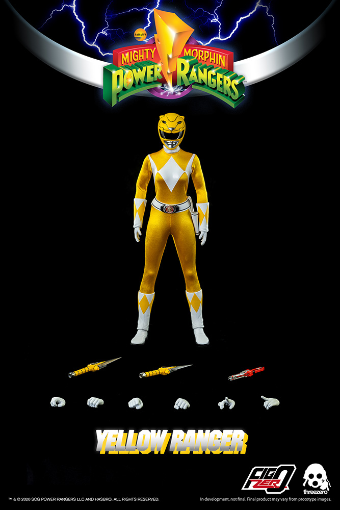 1/6 THREEZERO - MIGHTY MORPHIN POWER RANGERS YELLOW RANGER