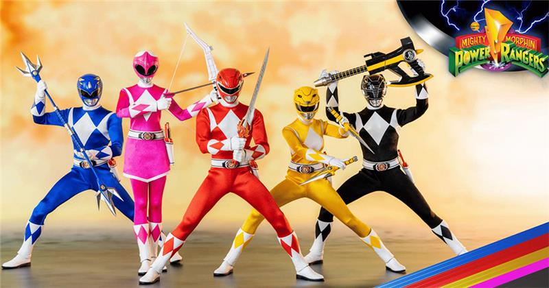1/6 THREEZERO - MIGHTY MORPHIN POWER RANGERS SIX-PACK