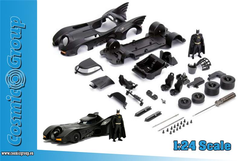 BUILDNCOLLECT - BATMAN 1989 BATMOBILE BATMAN T.BURTON BATMOBILE