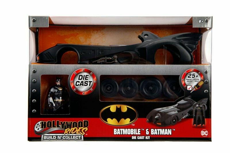 BUILDNCOLLECT - BATMAN 1989 BATMOBILE BATMAN T.BURTON BATMOBILE