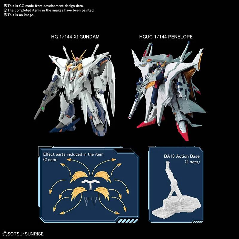 1/144 HGUC GUNDAM XI VS PENELOPE EFF SET