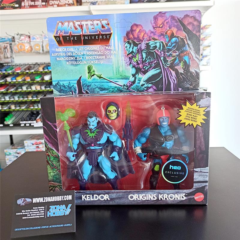 MASTERS OF THE UNIVERSE ORIGINS RISE OF EVIL KELDOR E KRONIS (2 PACK)