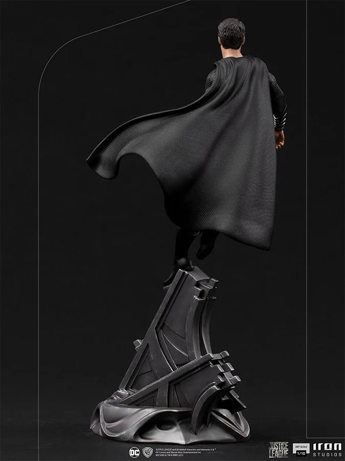 1/10 IRON STUDIOS - JUSTICE LEAGUE SNYDER SUPERMAN BLACK STATUE