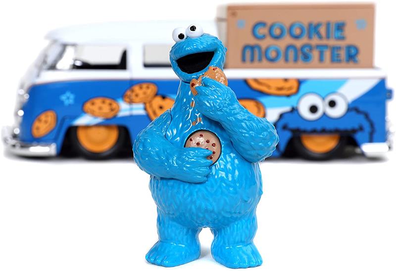 1/24 1962 VW BUS P W COOKIE MONSTER DIECAST