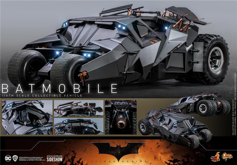 1/6 DC COMICS: THE DARK KNIGHT TRILOGY - BATMOBILE