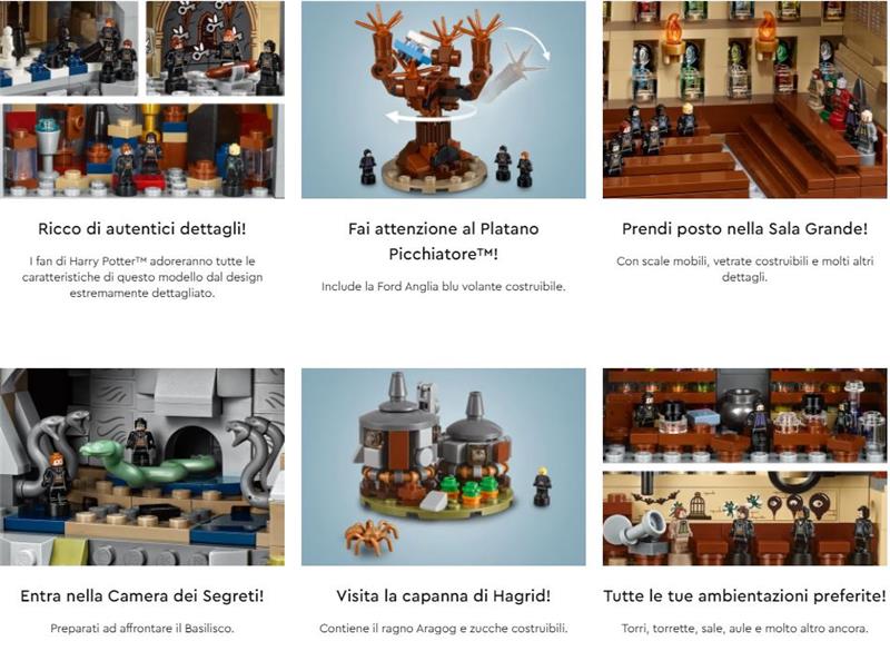 LEGO HARRY POTTER CASTELLO DI HOGWARTS #71043