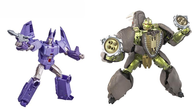 TRANSFORMERS WAR FOR CYBERTRON VOYAGER WAVE 2 (F03655L0 SET DA 2 PEZZI)