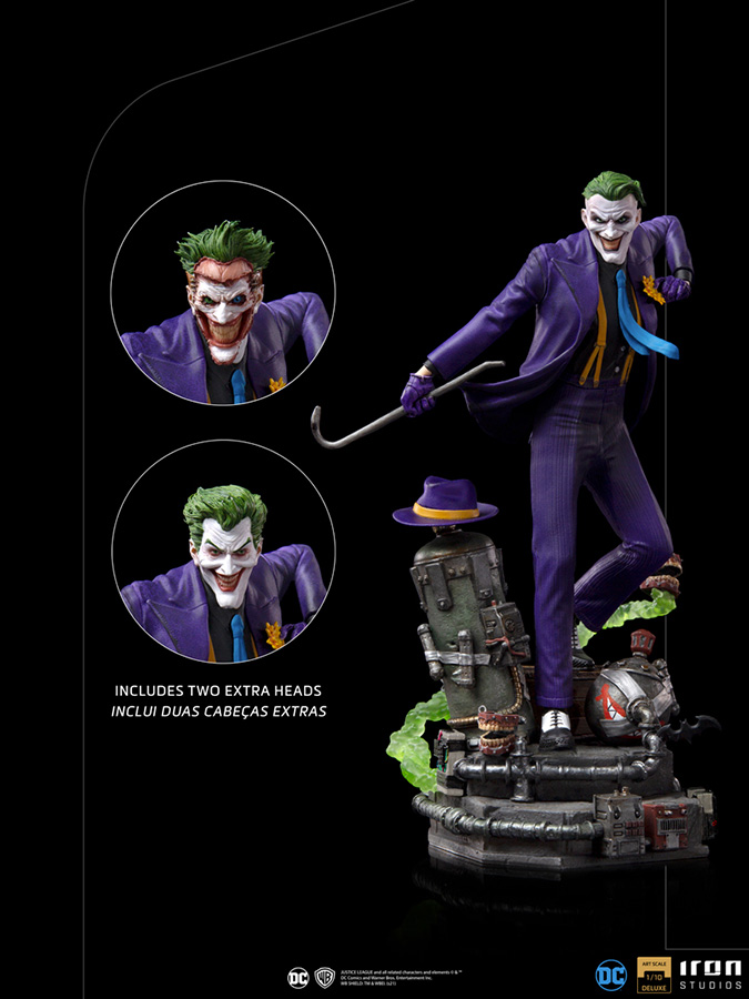 1/10 IRON STUDIOS - DC COMICS THE JOKER ART DLX STATUE