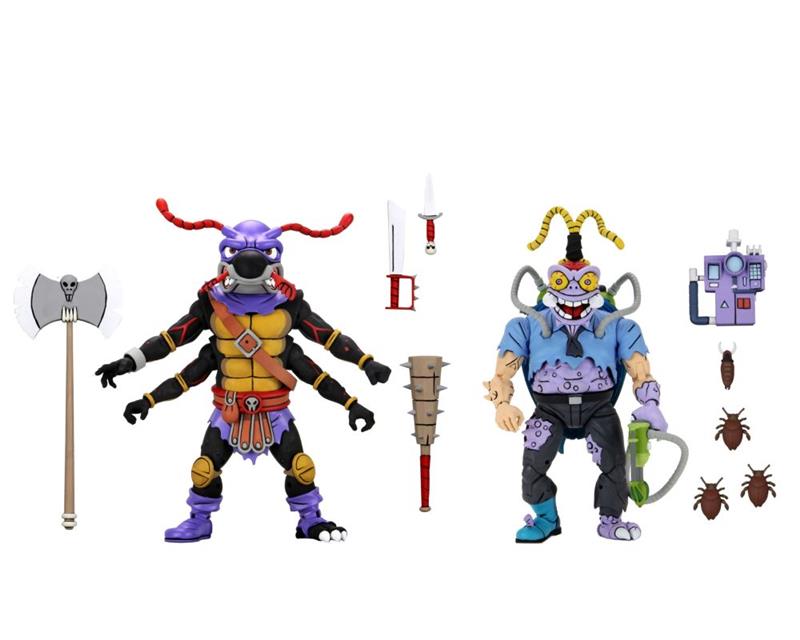 NECA - TMNT CARTOON ANTRAX & SCUMBUG 2PACK