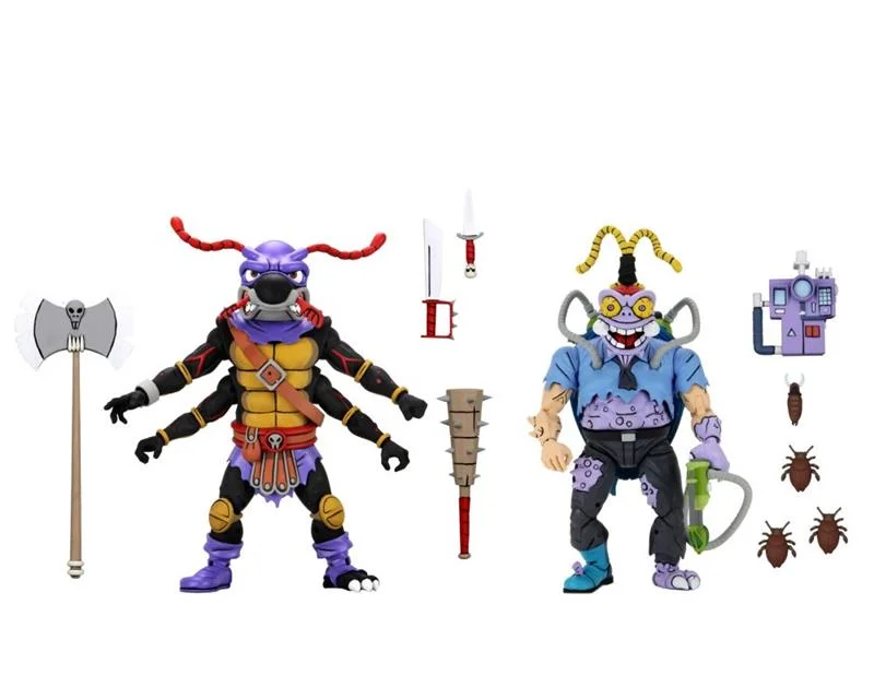 NECA - TMNT CARTOON ANTRAX & SCUMBUG 2PACK