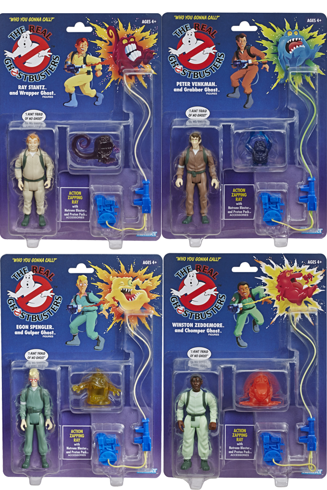 GHOSTBUSTERS KENNER CLASSIC AF SET (4)