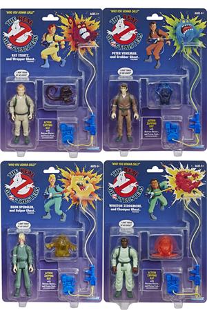 GHOSTBUSTERS KENNER CLASSIC AF SET (4)