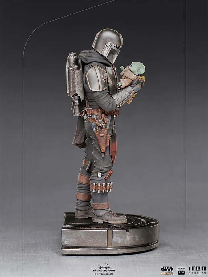 1/10 IRON STUDIOS - THE MANDALORIAN AND GROGU