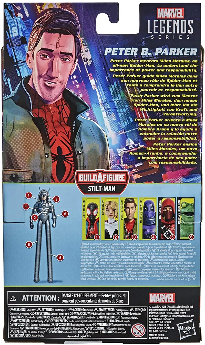 MARVEL LEGENDS: SPIDER-MAN INTO THE SPIDER-VERSE PETER PARKER