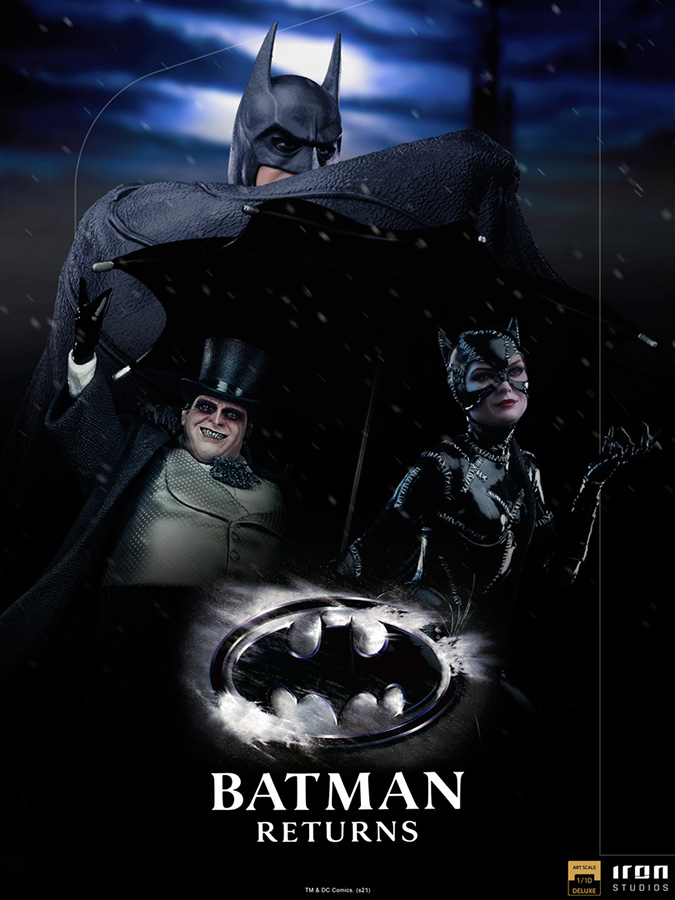 1/10 IRON STUDIOS - BATMAN RETURNS BATMAN DELUXE ART STATUE