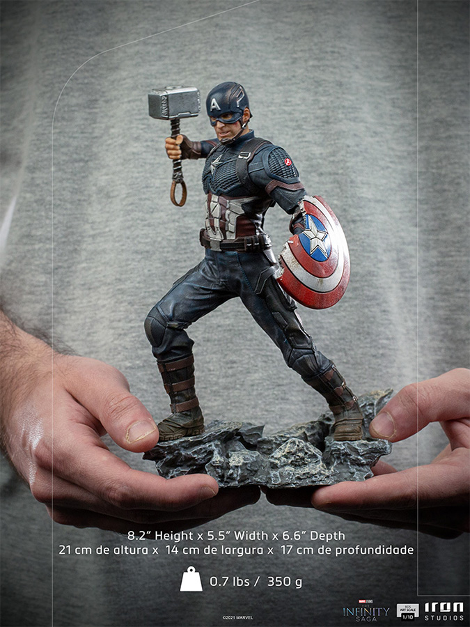 1/10 IRON STUDIOS - INFINITY SAGA CAP AMERICA ULT STATUE