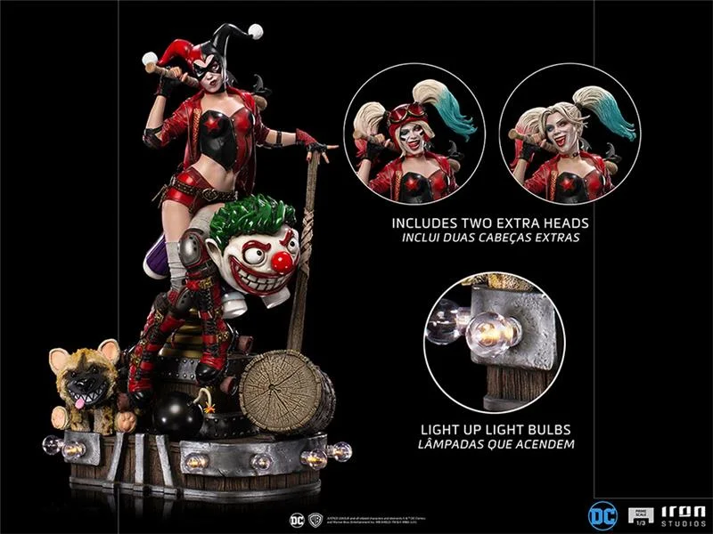 1/3 IRON STUDIOS - HARLEY QUINN PRIME SCALE STATUE