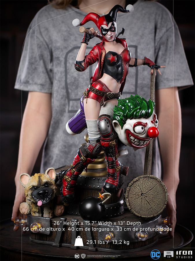 1/3 IRON STUDIOS - HARLEY QUINN PRIME SCALE STATUE
