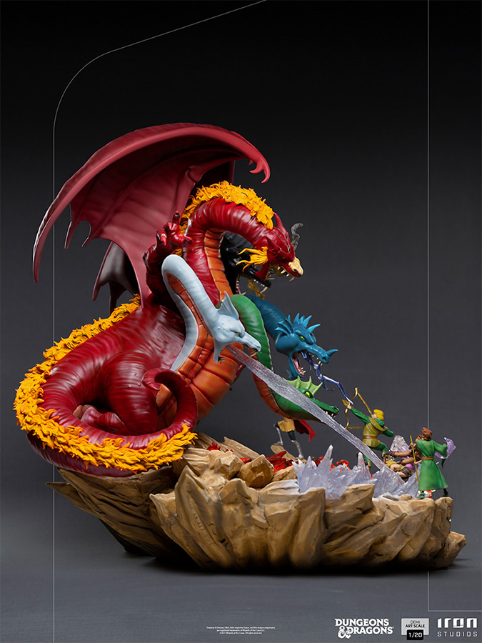 1/20 IRON STUDIOS - DUNGEONS AND DRAGONS TIAMAT BATTLE STATUE