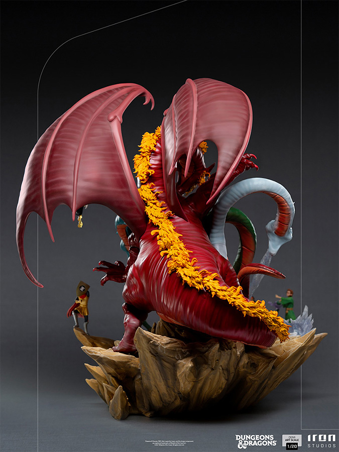 1/20 IRON STUDIOS - DUNGEONS AND DRAGONS TIAMAT BATTLE STATUE