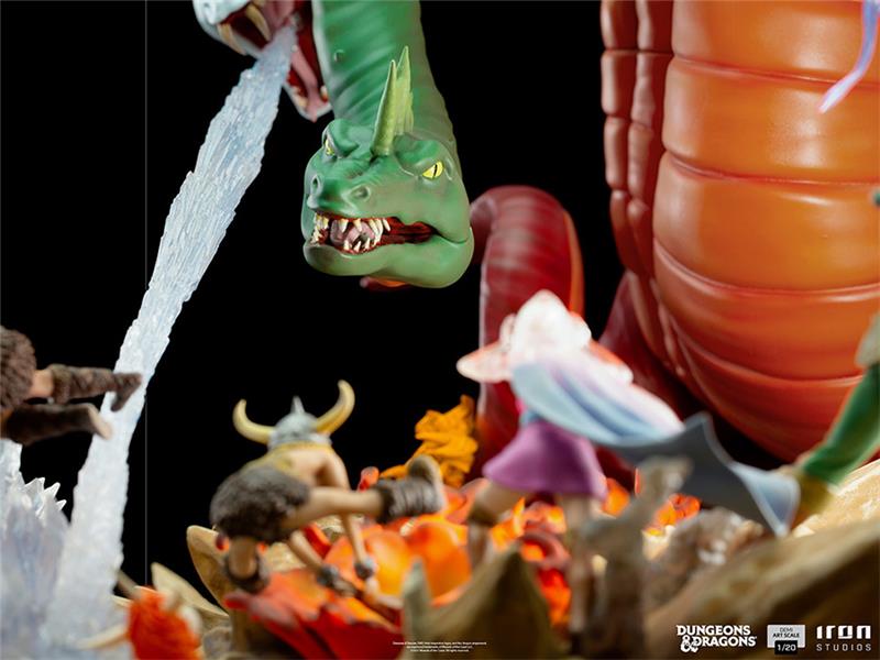 1/20 IRON STUDIOS - DUNGEONS AND DRAGONS TIAMAT BATTLE STATUE