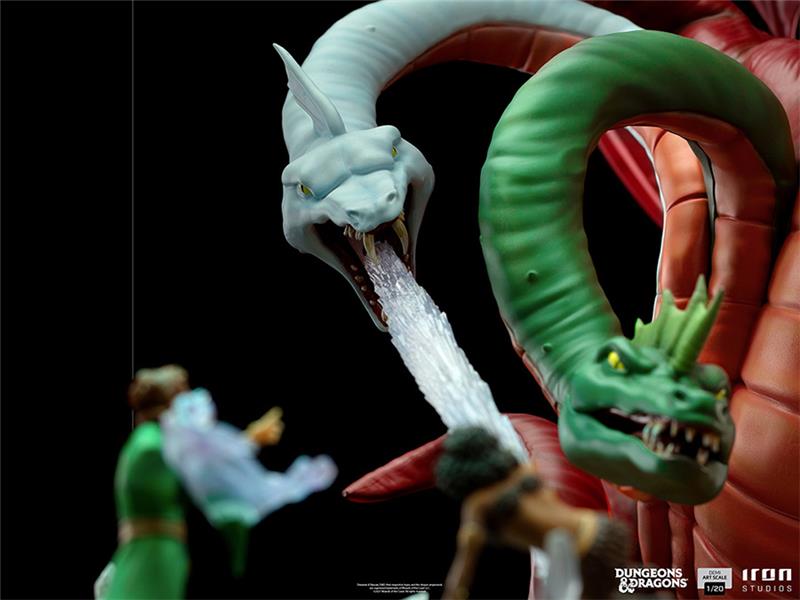 1/20 IRON STUDIOS - DUNGEONS AND DRAGONS TIAMAT BATTLE STATUE