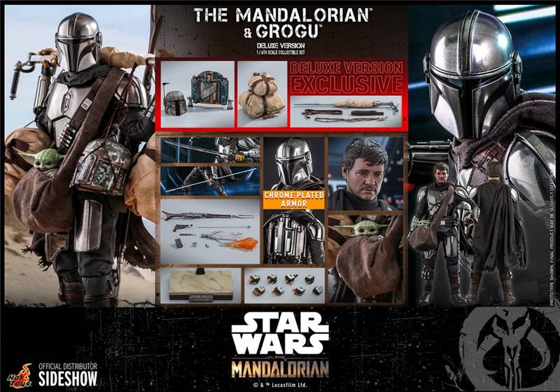 1/6 THE MANDALORIAN - MANDALORIAN AND GROGU DLX