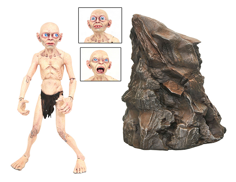 LORD OF THE RINGS GOLLUM FIGURE DLX