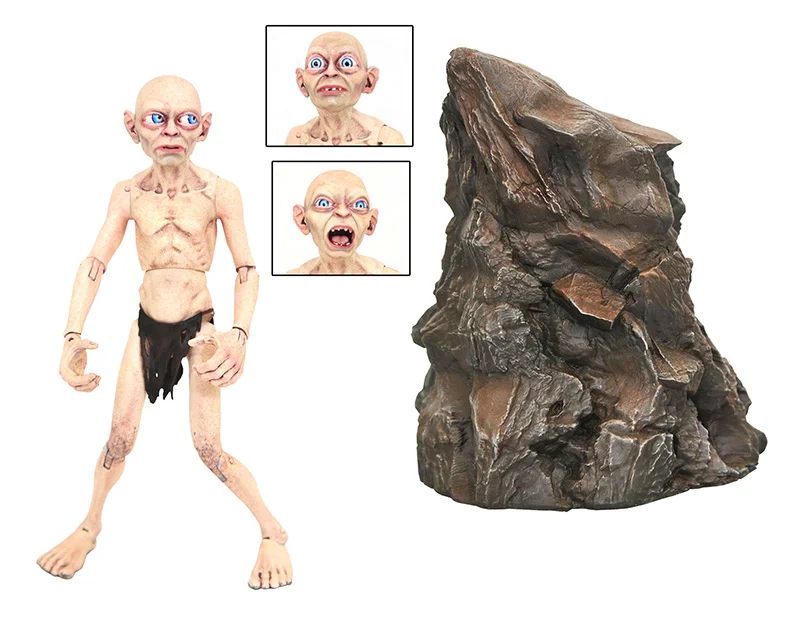 LORD OF THE RINGS GOLLUM FIGURE DLX