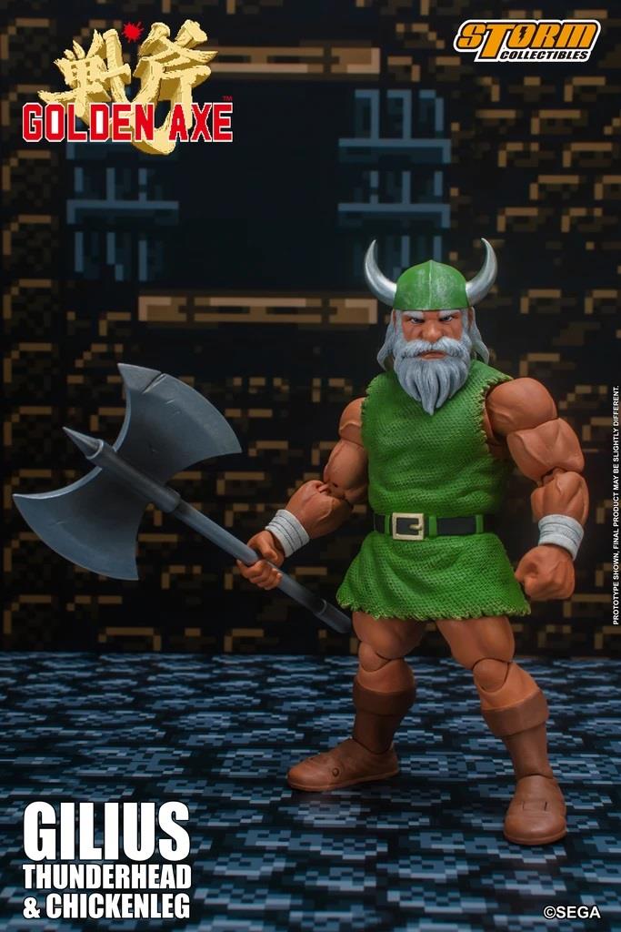 1/12 GOLDEN AXE - GILIUS THUNDERHEAD & CHICKEN LEG