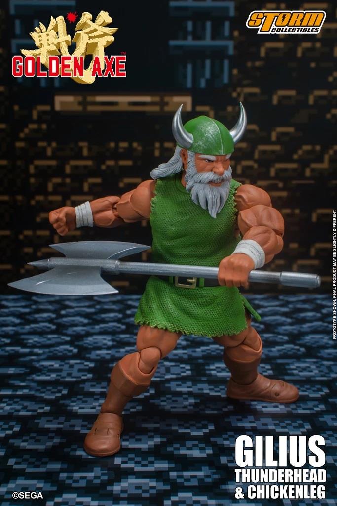 1/12 GOLDEN AXE - GILIUS THUNDERHEAD & CHICKEN LEG